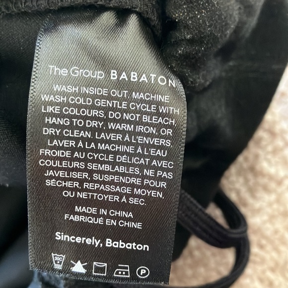 Aritzia Babaton black and white window pane ankle pants excellent condition! - Picture 7 of 8